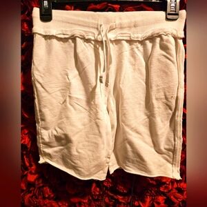 Copper Key Girls Size 14 White Drawstring Shorts FEW SPOTS SEE PIC